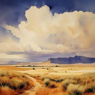 Print of Impressionism Landscape Mixed Media by J Douglas Dalrymple
