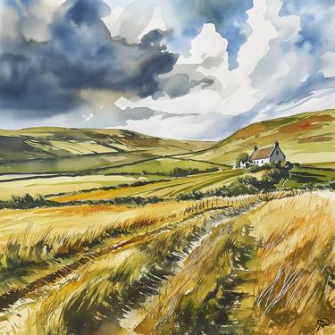 "Scottish Serenity" - Contemplating the Ayrshire Countryside thumb