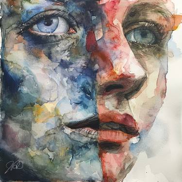 Original People Mixed Media by J Douglas Dalrymple