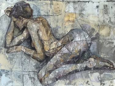 Print of Nude Mixed Media by J Douglas Dalrymple