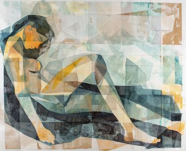 Print of Contemporary Nude Mixed Media by J Douglas Dalrymple