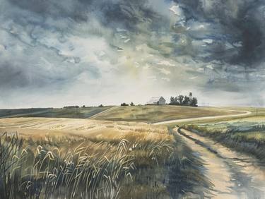 Original Impressionism Landscape Mixed Media by J Douglas Dalrymple