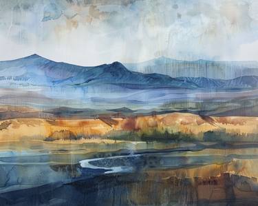 Print of Landscape Mixed Media by J Douglas Dalrymple
