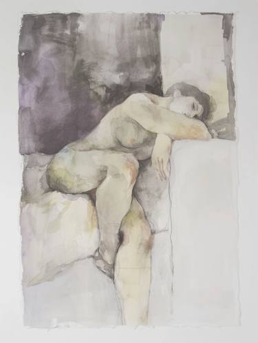 Print of Nude Mixed Media by J Douglas Dalrymple