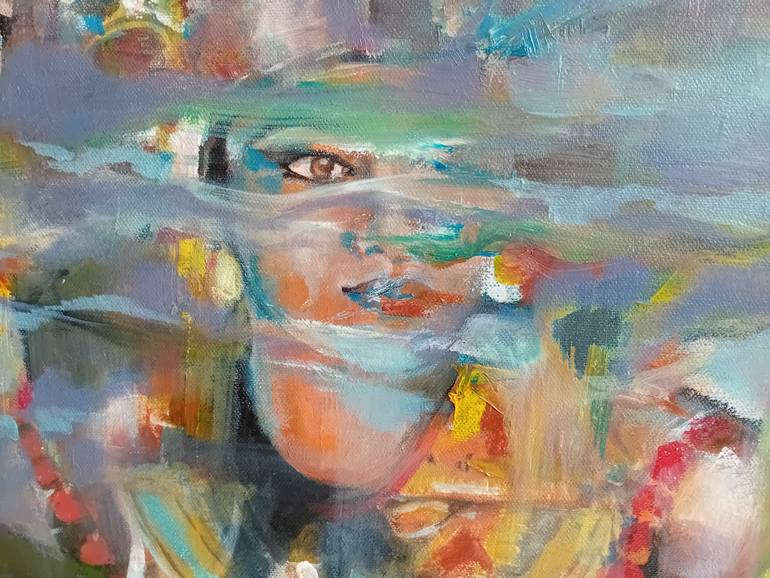 Original Contemporary Performing Arts Painting by Artemi Lykou