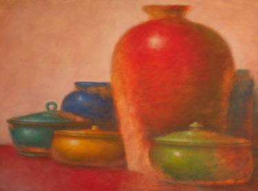 Red Vase and Jars thumb