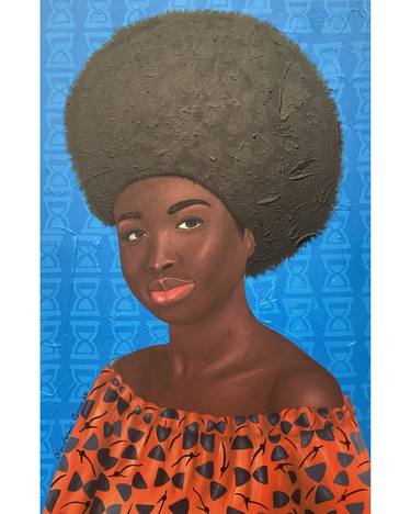 Print of Realism Women Paintings by Oyeleye Feranmi