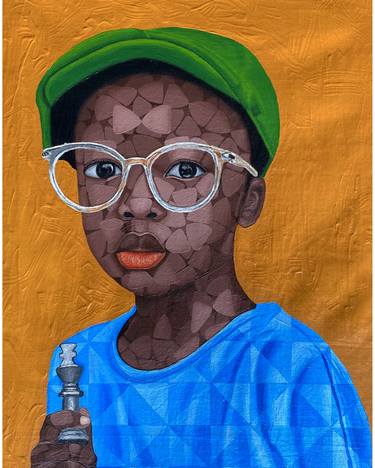 Original Portraiture Love Paintings by Oyeleye Feranmi