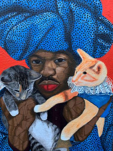 Original Cats Paintings by Oyeleye Feranmi