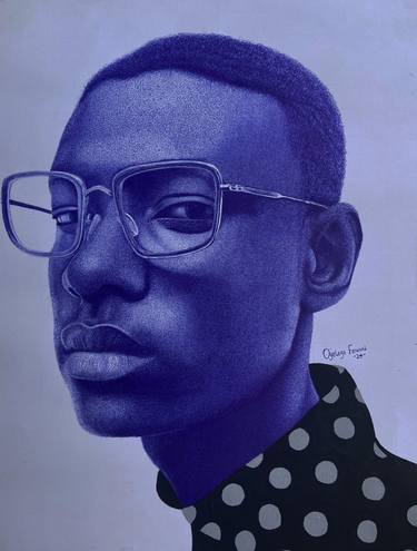 Original Portraiture People Drawings by Oyeleye Feranmi