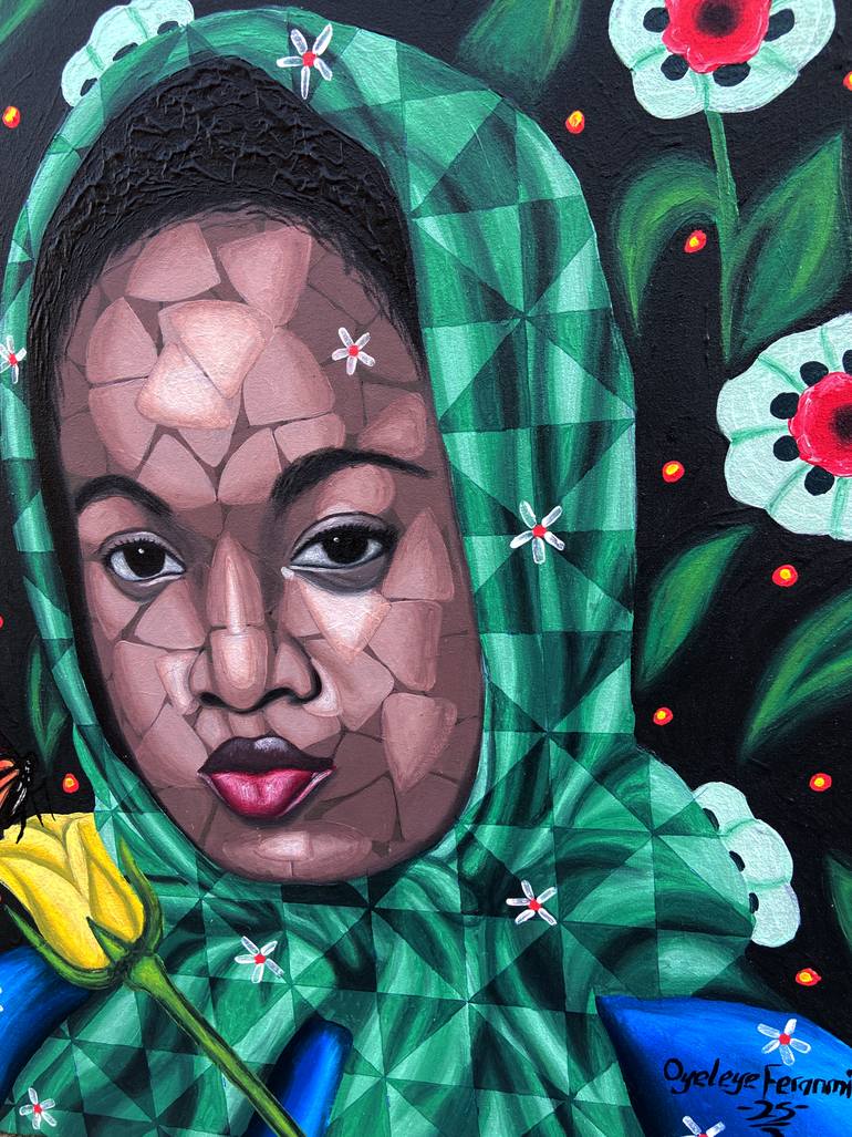 Original Figurative Nature Painting by Oyeleye Feranmi