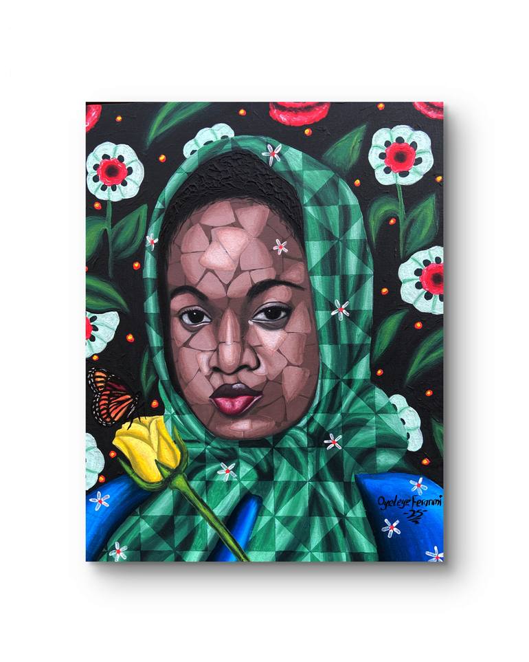 Original Figurative Nature Painting by Oyeleye Feranmi
