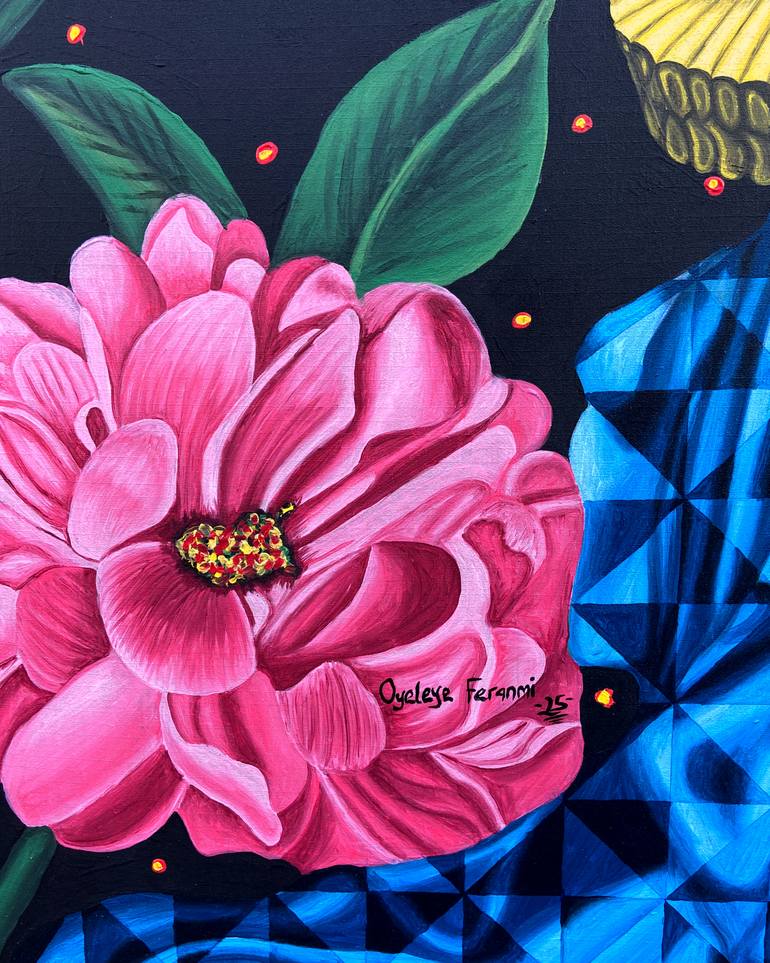 Original Contemporary Nature Painting by Oyeleye Feranmi