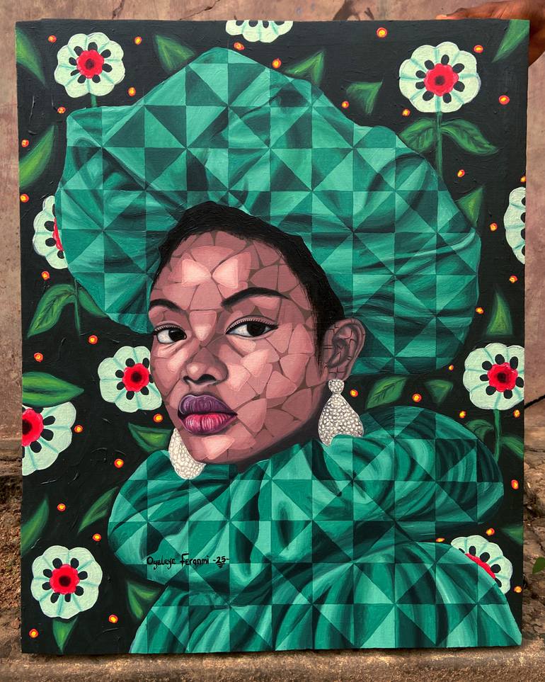Original Figurative Nature Painting by Oyeleye Feranmi