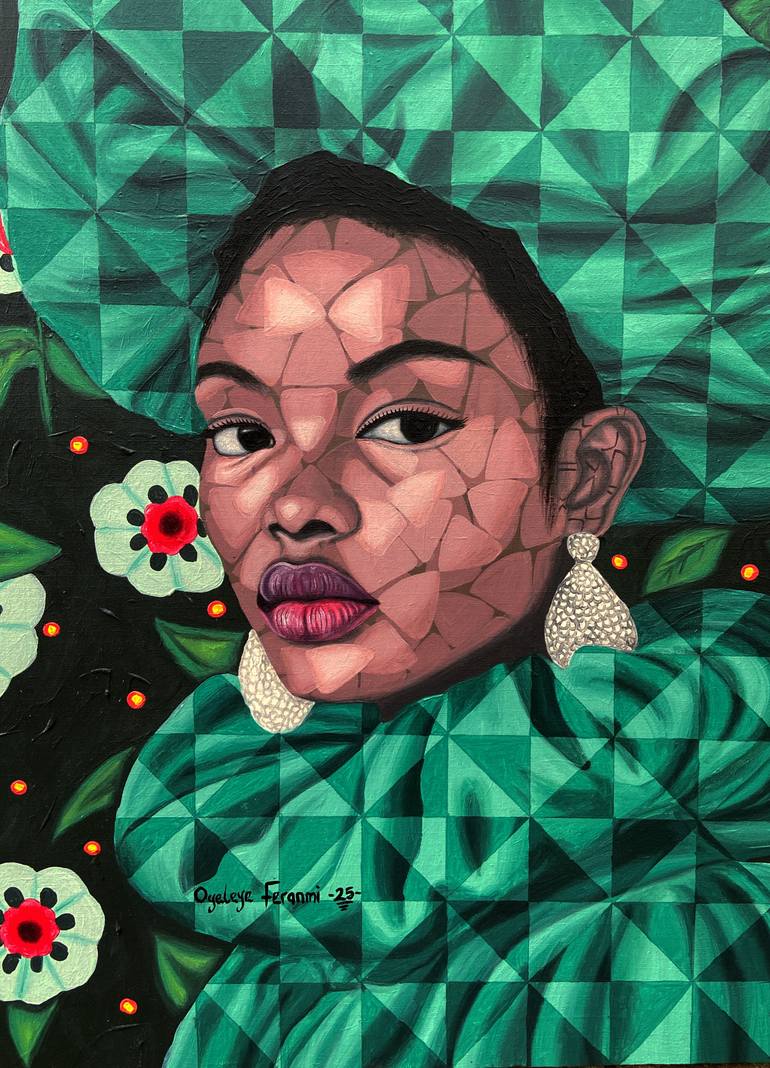 Original Figurative Nature Painting by Oyeleye Feranmi