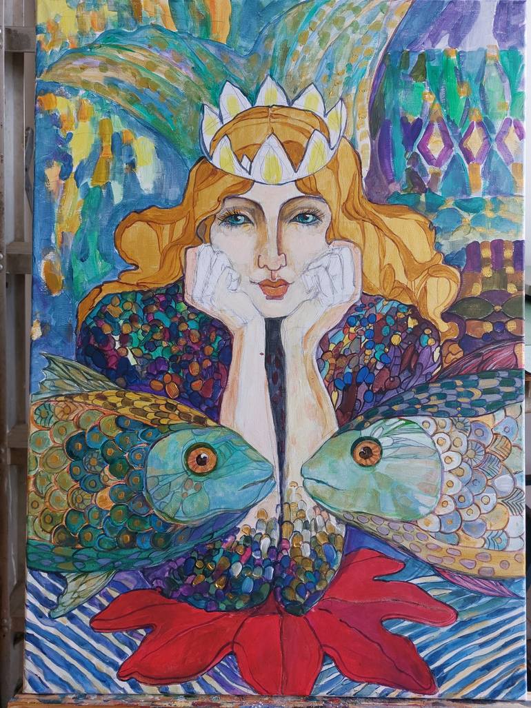Original Illustration Classical Mythology Painting by Irina Rafalovich
