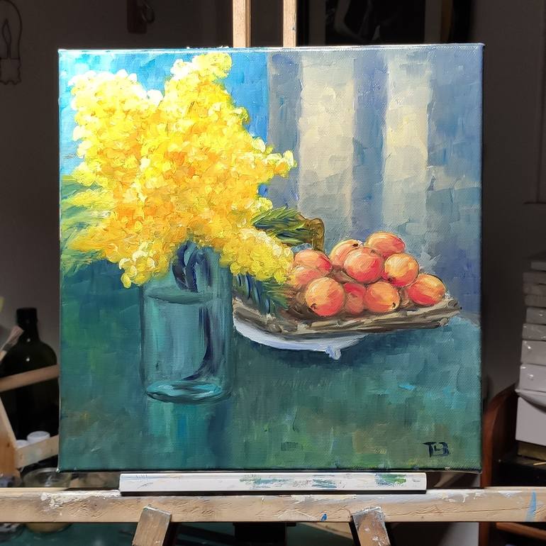 Original Still Life Painting by Thierry Le Boulanger
