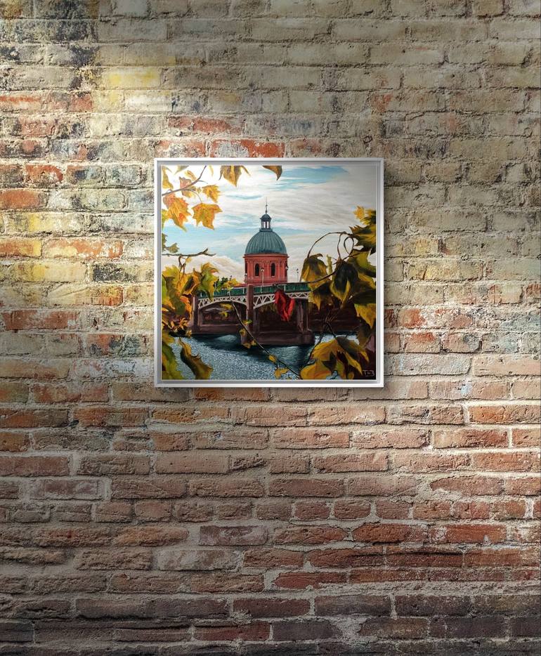 Original Figurative Cities Painting by Thierry Le Boulanger