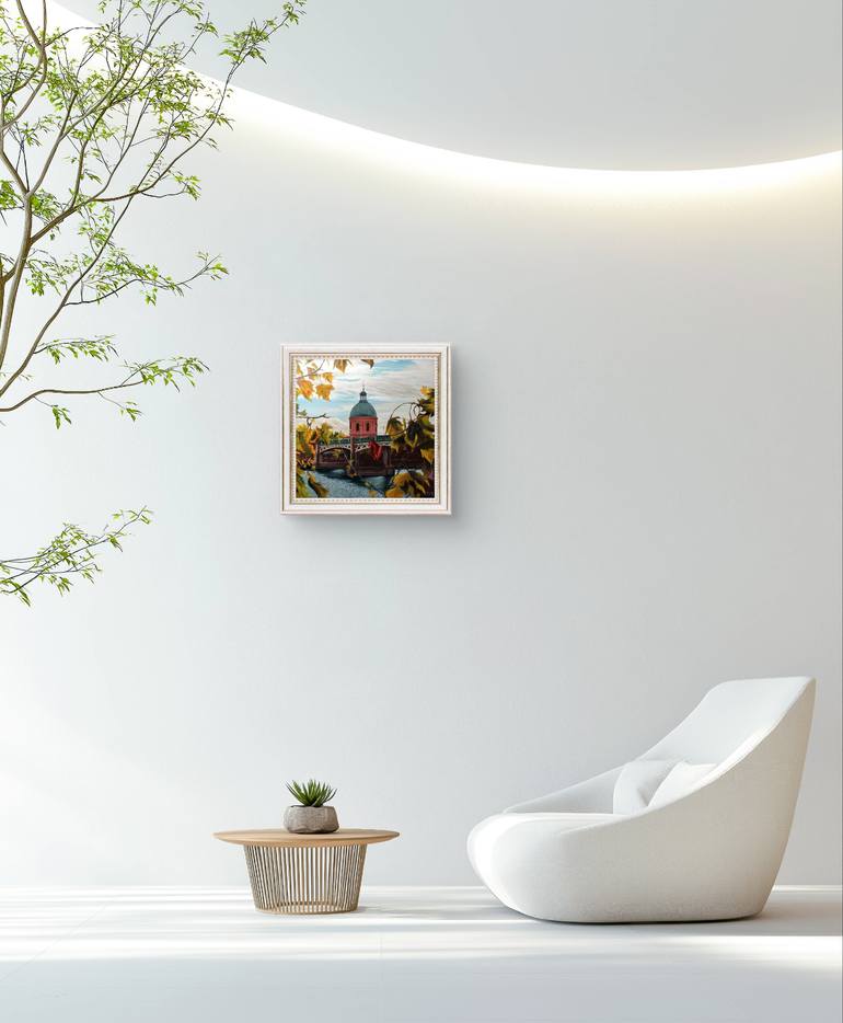 Original Figurative Cities Painting by Thierry Le Boulanger
