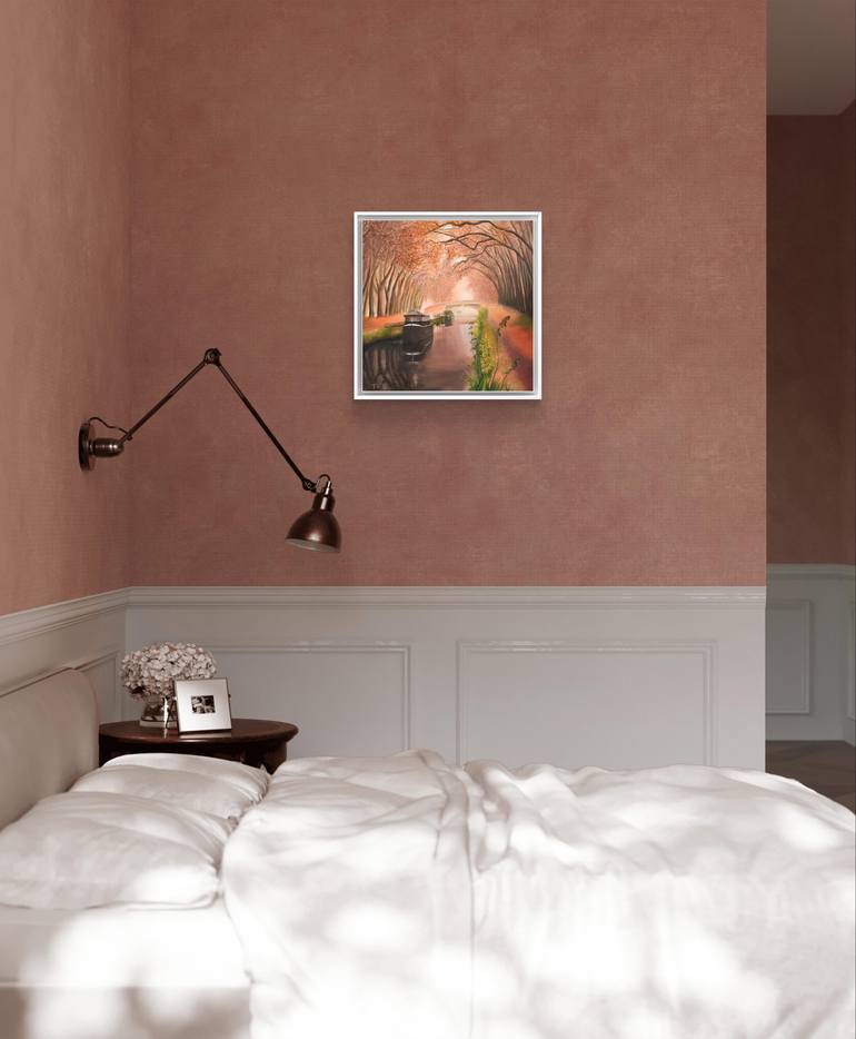 Original Figurative Cities Painting by Thierry Le Boulanger