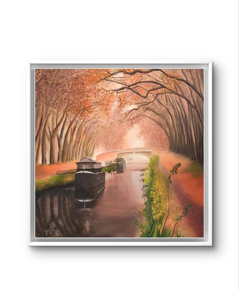 Original Figurative Cities Painting by Thierry Le Boulanger