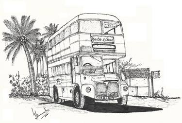 Print of Realism Transportation Paintings by Lahiru Karunaratne