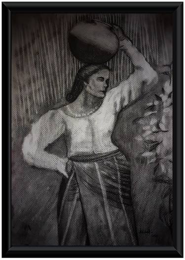 Original Expressionism Women Paintings by Lahiru Karunaratne