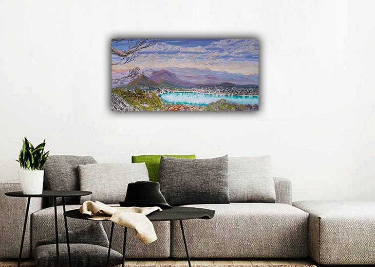 Original Realism Landscape Painting by Lahiru Karunaratne