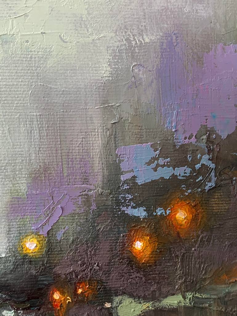 Original Expressionism Cities Painting by Dmytro Boikov