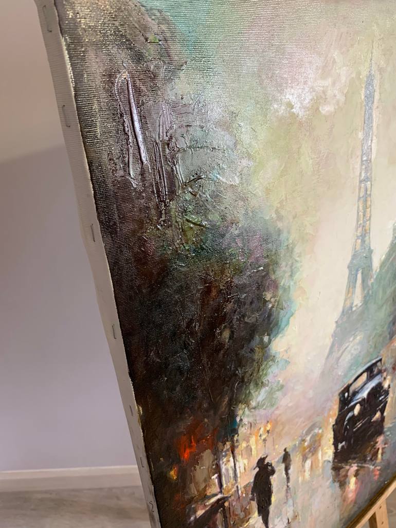 Original Expressionism Cities Painting by Dmytro Boikov