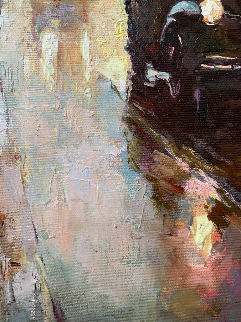 Original Expressionism Cities Painting by Dmytro Boikov