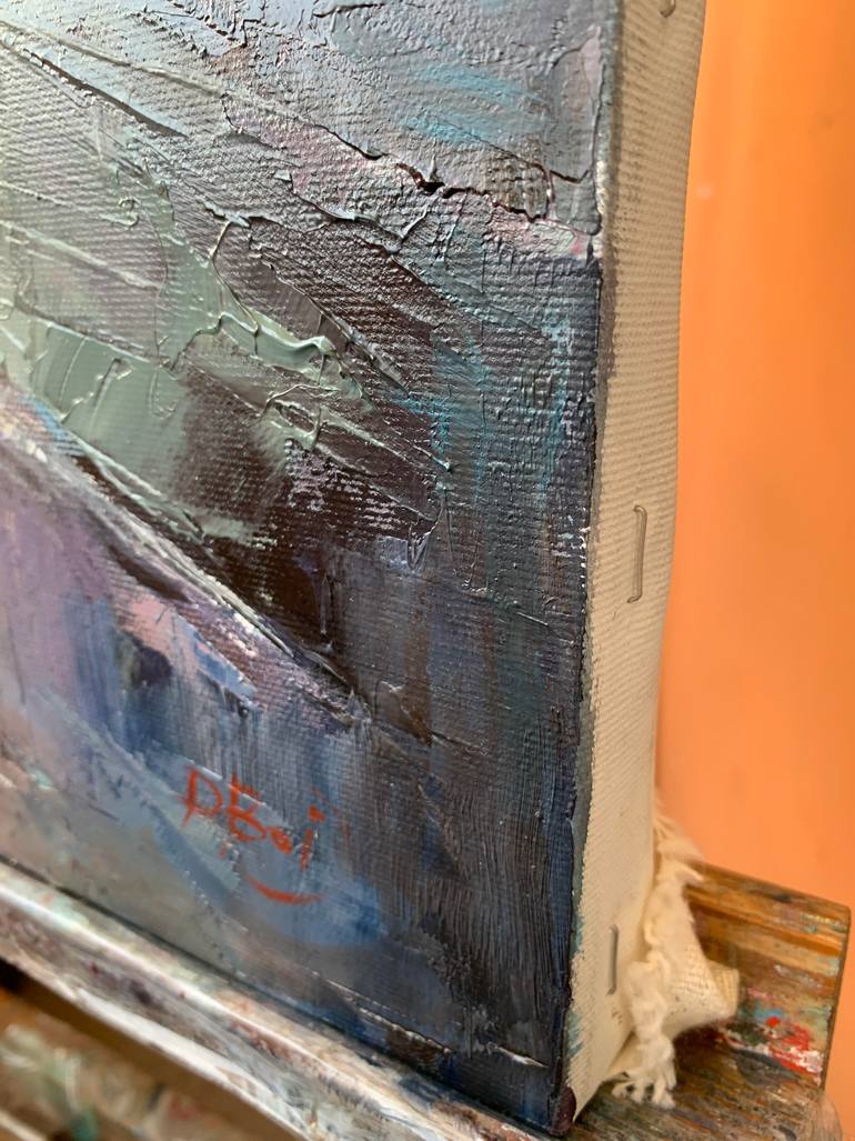 Original Expressionism Cities Painting by Dmytro Boikov