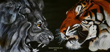 Original Realism Animal Paintings by Sanduni Beddage