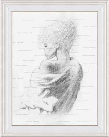 Original Portraiture Portrait Drawing by Sophie's Galleries