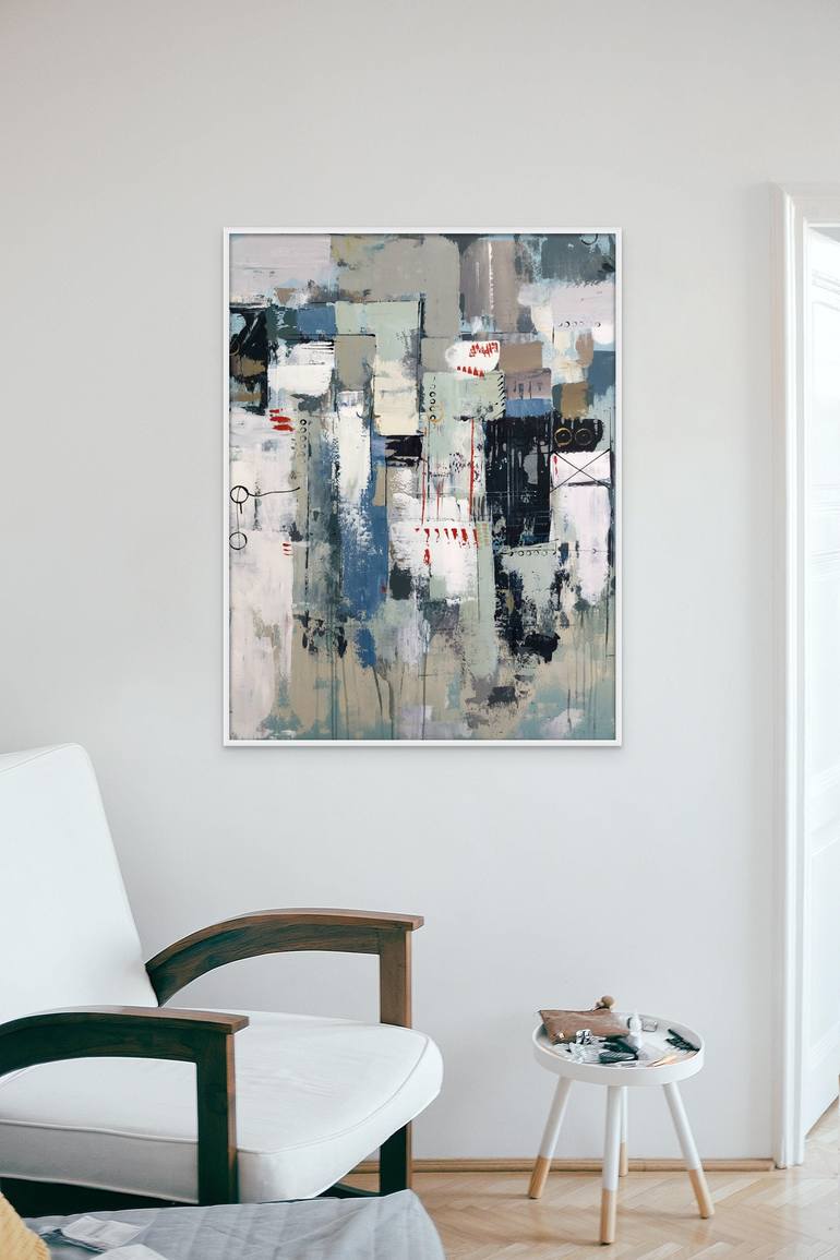 Original Abstract Painting by Iuliia Khmelevskaia