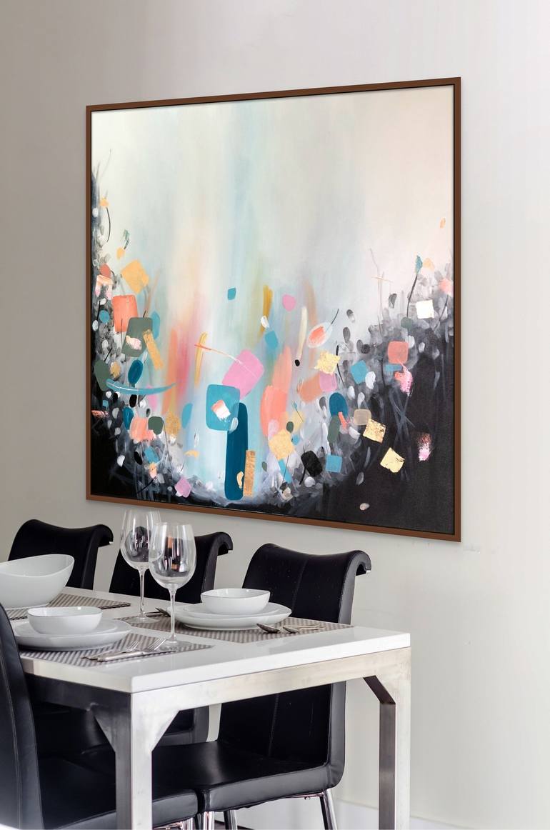 Original Abstract Painting by Iuliia Khmelevskaia