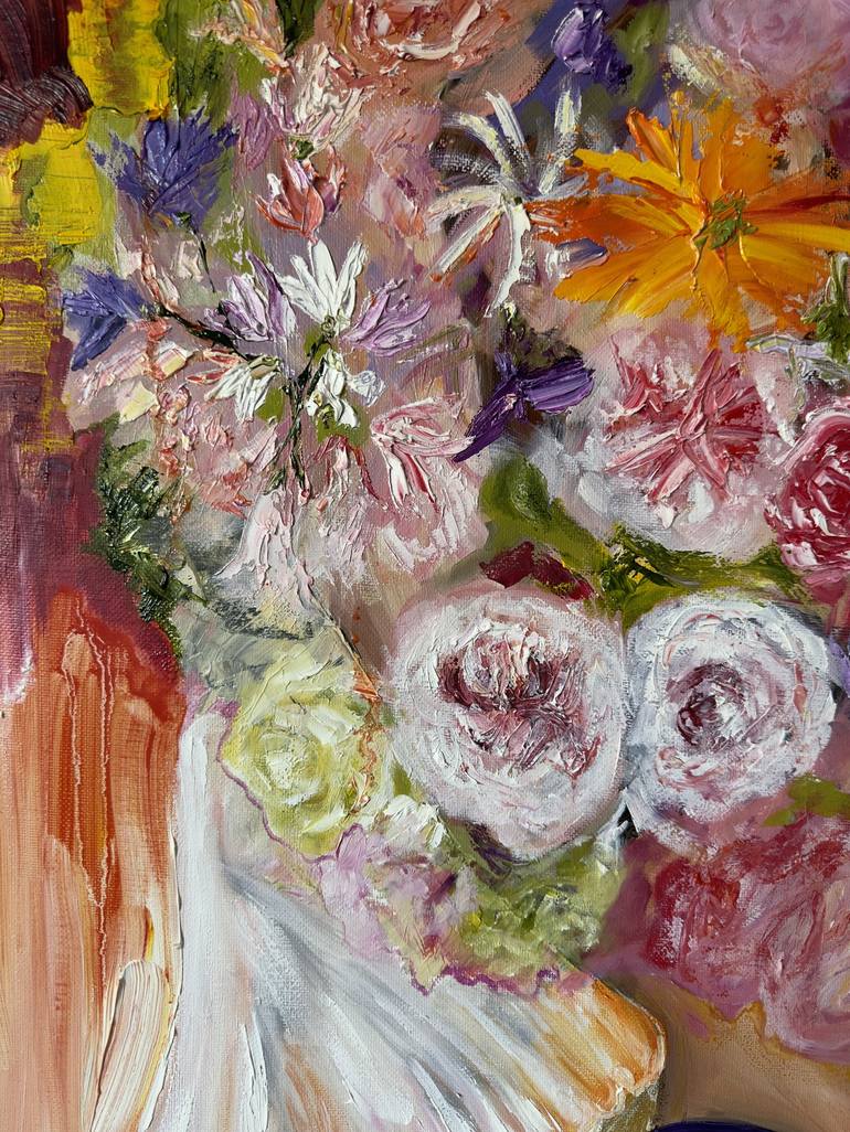 Original Floral Painting by Albina Ayhan