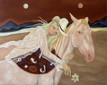 Print of Horse Paintings by Albina Ayhan