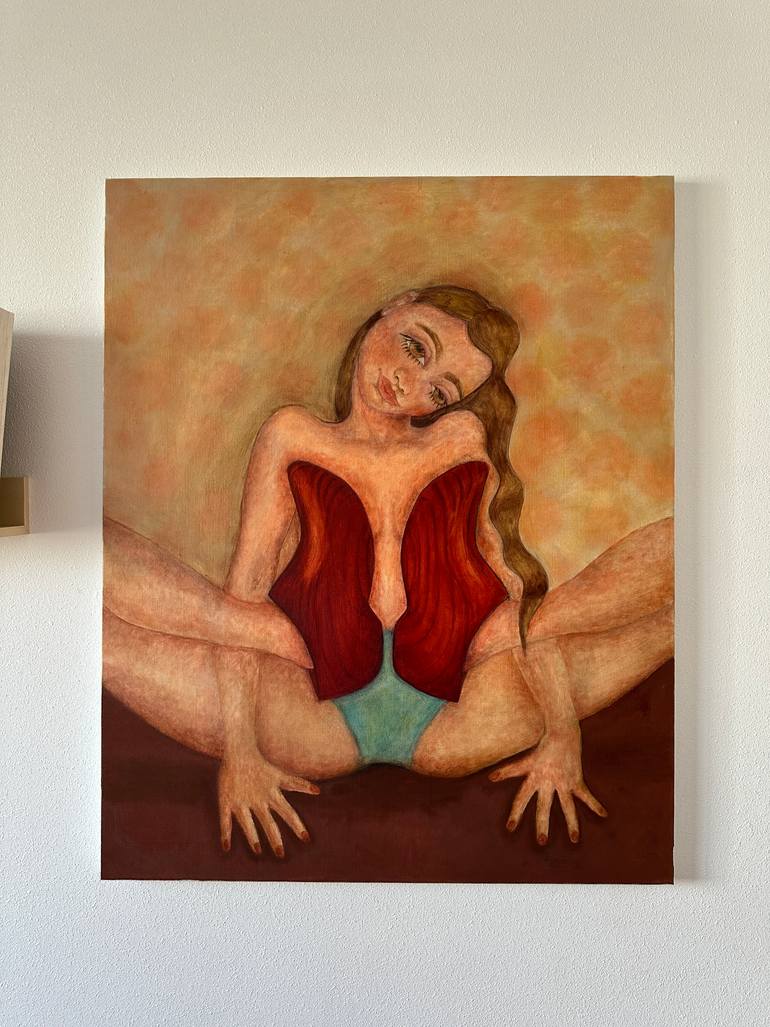 Original Art Deco Women Painting by Albina Garifullina