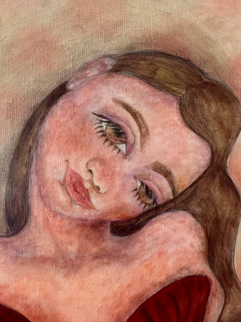 Original Art Deco Women Painting by Albina Garifullina