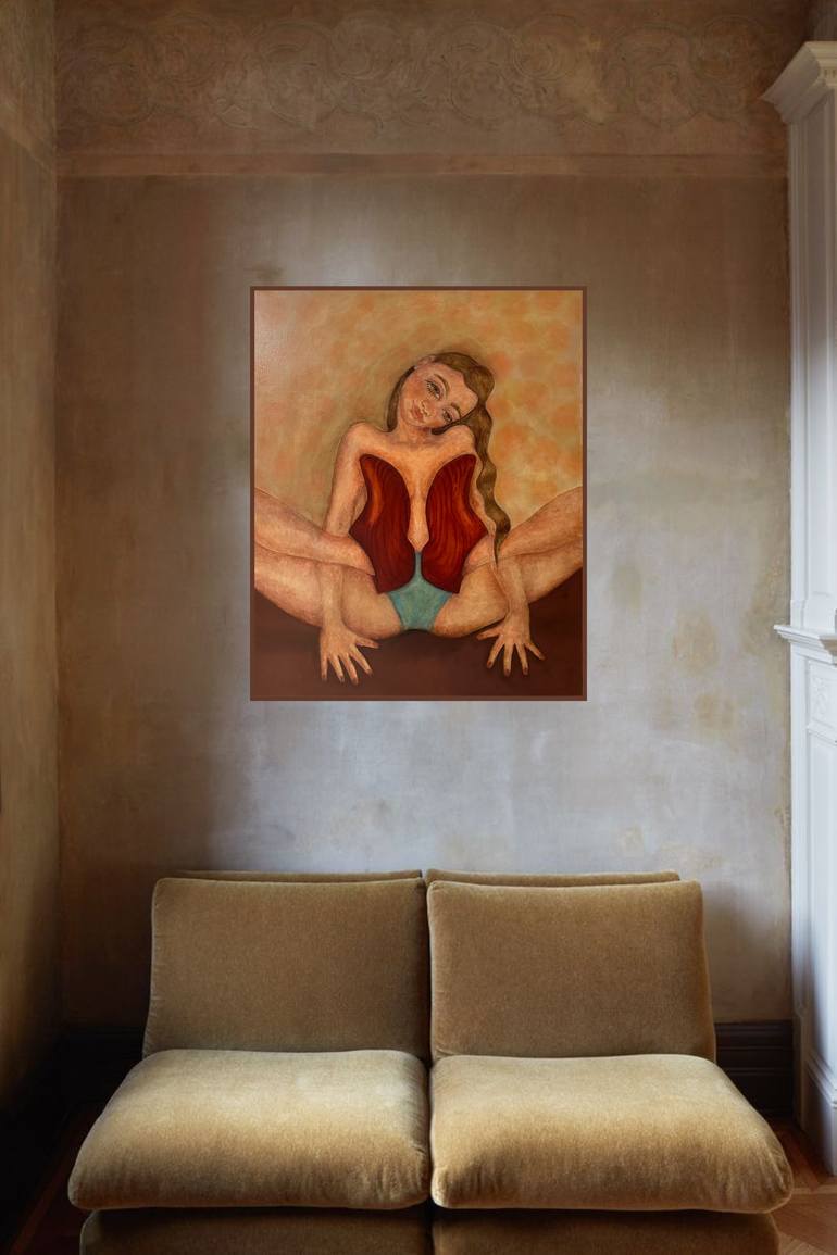 Original Art Deco Women Painting by Albina Garifullina