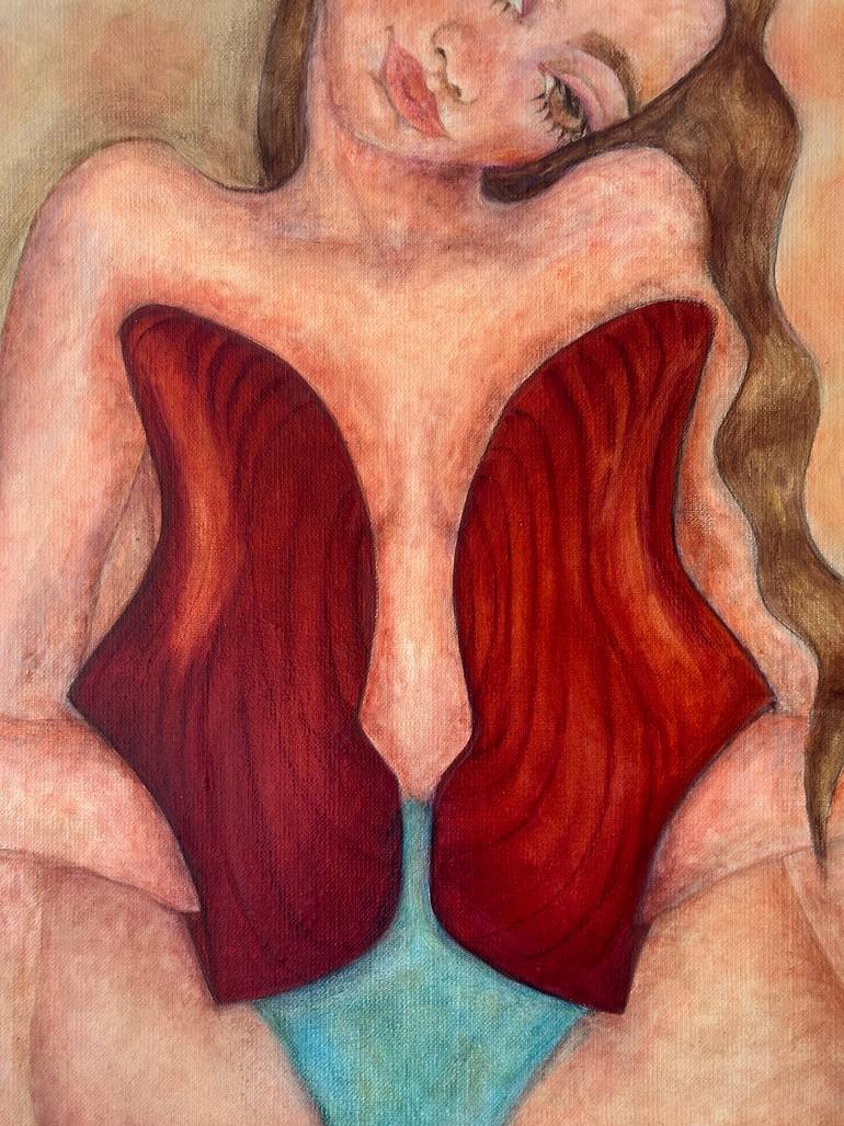 Original Art Deco Women Painting by Albina Garifullina