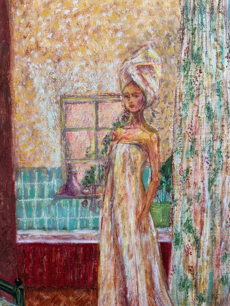 Original Expressionism Home Painting by Albina Garifullina