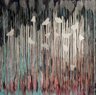 Original Abstract Expressionism Abstract Painting by Albina Ayhan