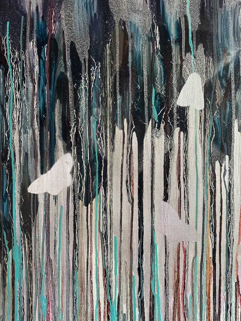 Original Abstract Expressionism Abstract Painting by Albina Ayhan