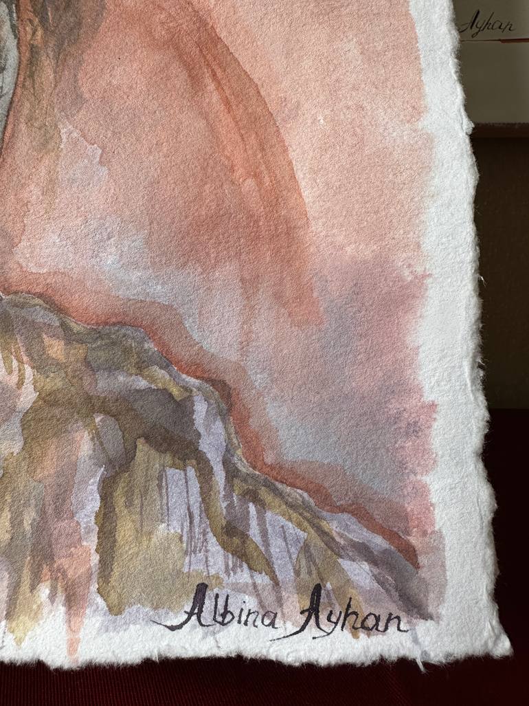 Original Art Deco Classical Mythology Painting by Albina Garifullina