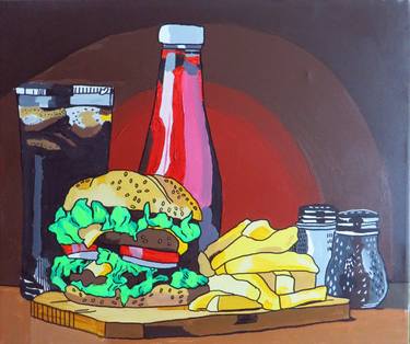 Original Pop Art Food Paintings by Jotavi MP