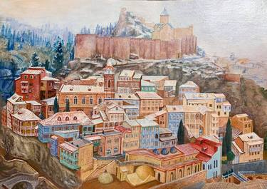 Original Realism Landscape Paintings by Irakli Chakvetadze