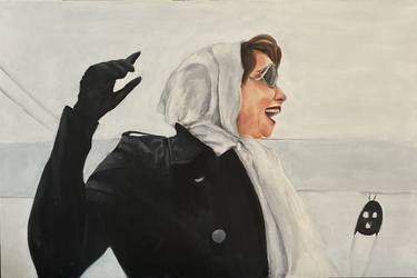 Original Portraiture Women Paintings by Gamze Yemez