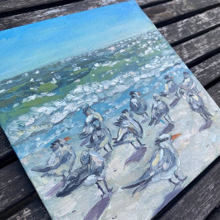 Original Beach Painting by Inna Kalina